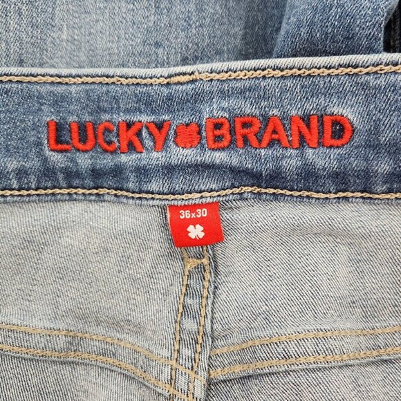 Lucky Brand Men's 223 Straight Jeans in size 36 - Picture 4 of 5